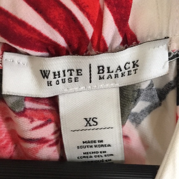 WHITE HOUSE BLACK MARKET Halter tropical tunic - Picture 8 of 8